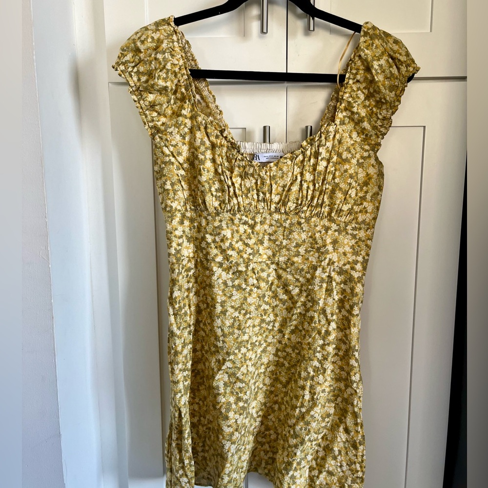Floral Yellow Dress